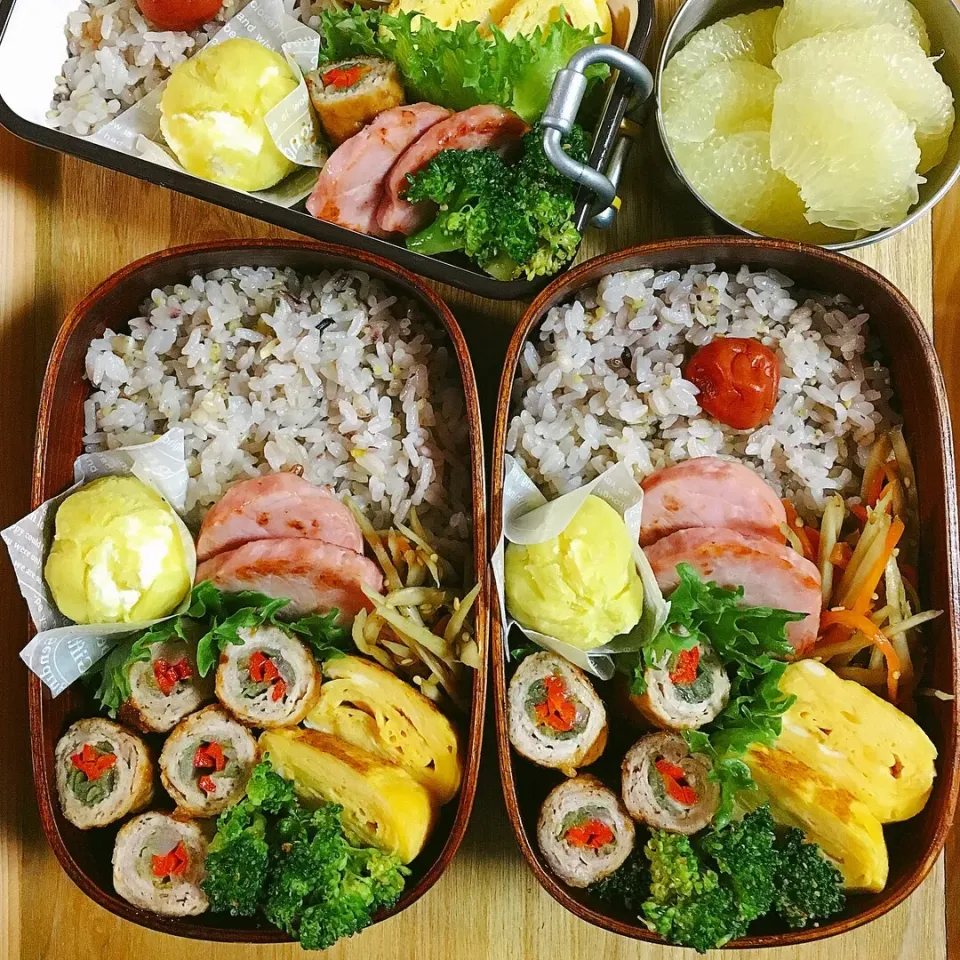 Snapdishの料理写真:家族のお弁当 2018.01.10|＊emio＊さん