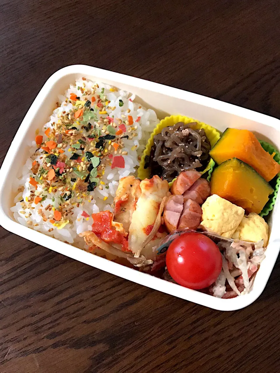 鶏肉とじゃがいものトマトチーズ焼き弁当|kiicoさん