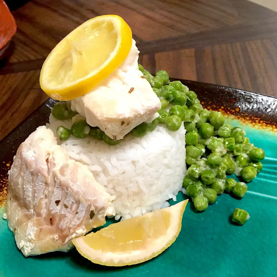 Lemon cod and peas|Tifa Hyerさん