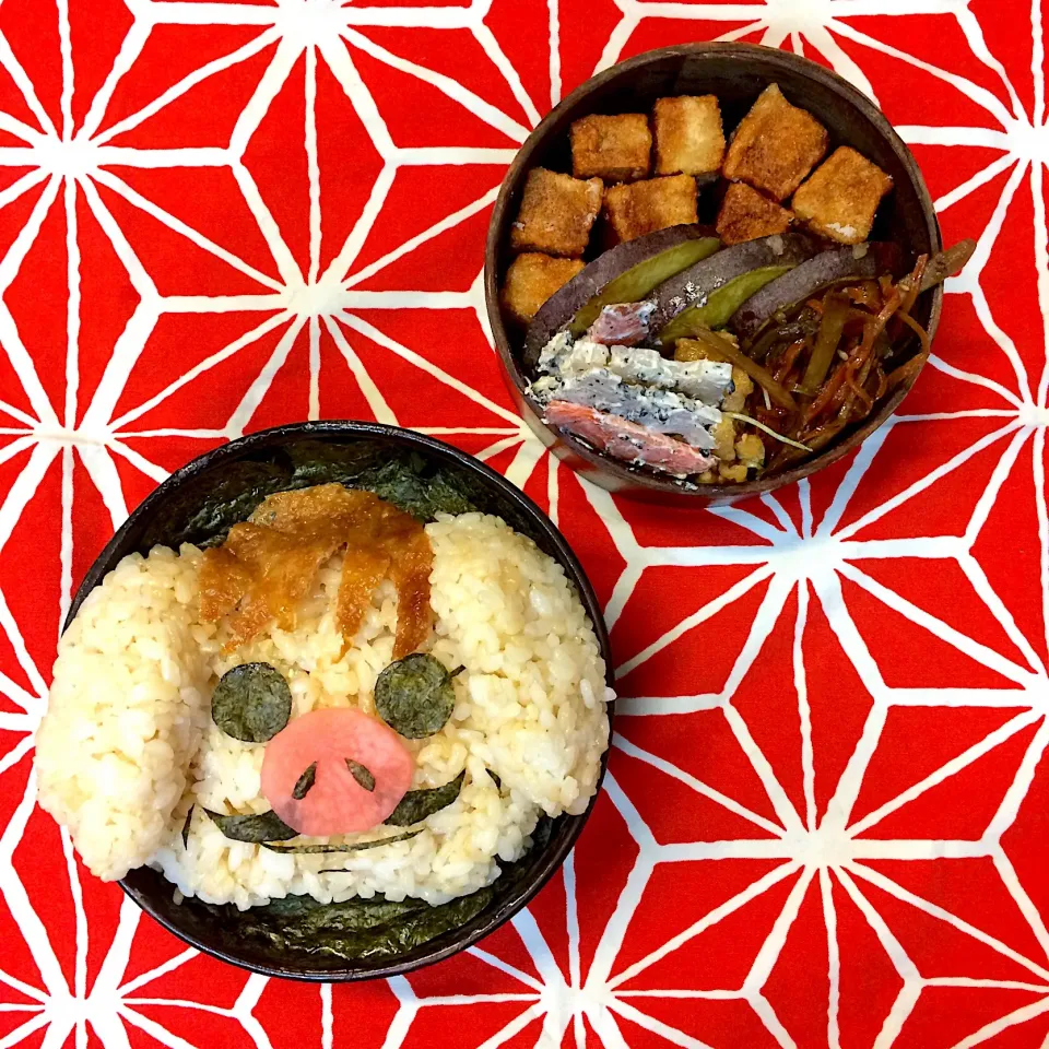 #vegan弁当 
紅の豚|makiko_aさん