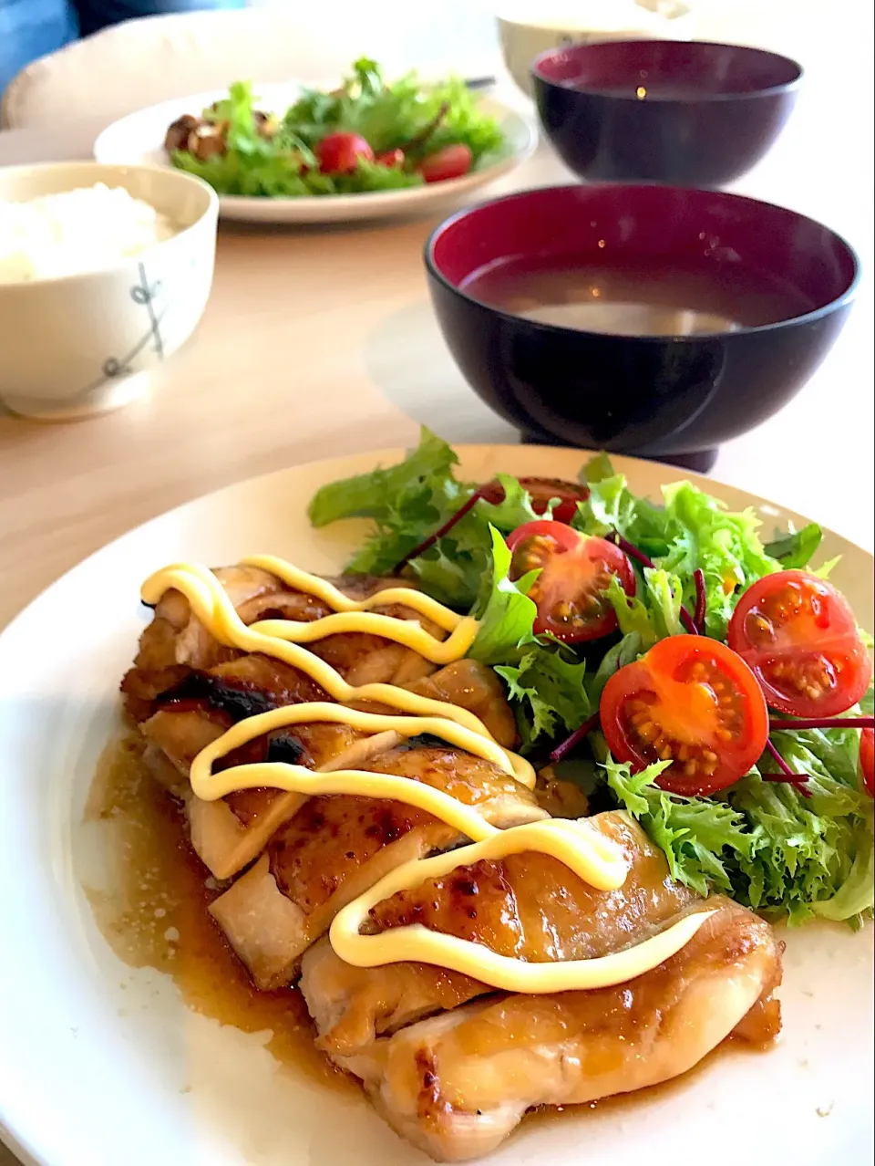 咲きちゃんさんの料理 ハニー照り焼きチキン❤️マヨビ〜ムっ🔫|SnapdishJPさん