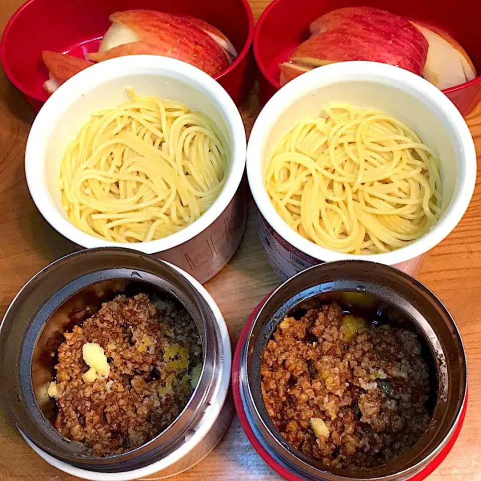 スパゲッティボロネーゼ🍝弁当|ツインズママさん