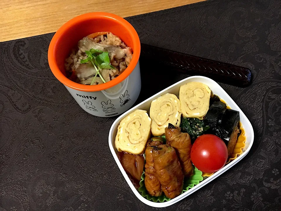 アスパラの豚コマ巻き弁当|csigapogiさん