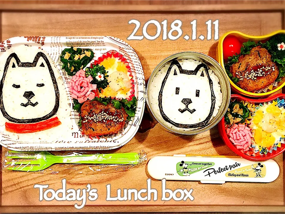 本日のOL弁+JK弁🍱😋
今日は、白戸家のお父さん☝️|あさちゃん☆さん