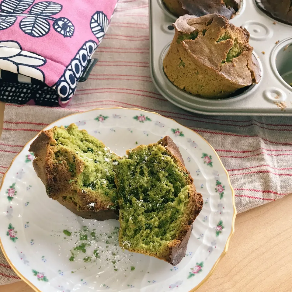 抹茶風味のアーモンドケーキ|麻紀子さん