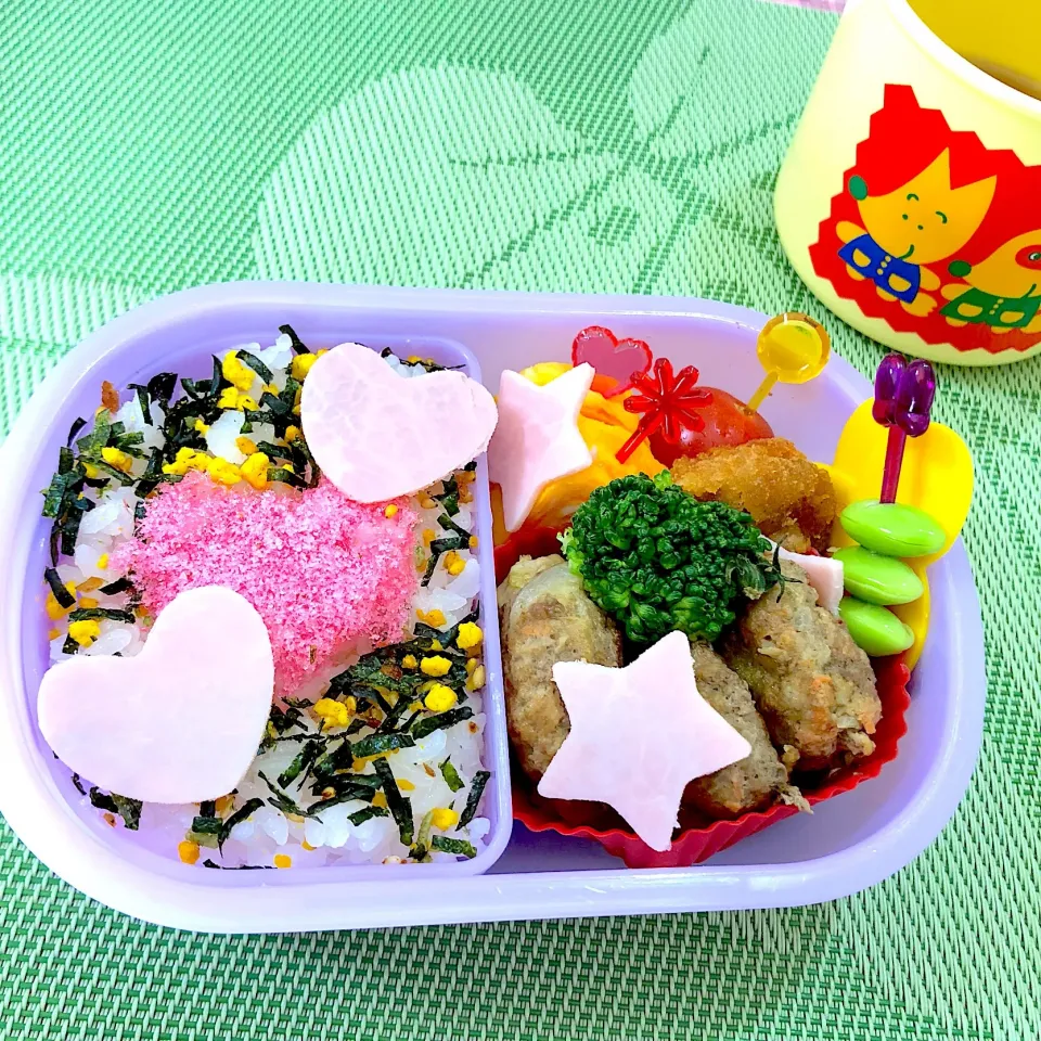 Snapdishの料理写真:ハンバーグ弁当|Ikuさん