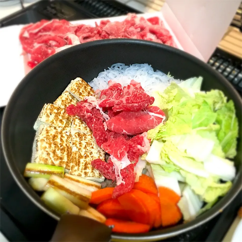 すき焼き お肉はふるさと納税品|ayayanさん