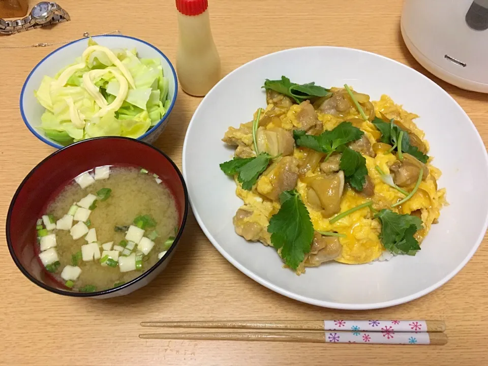 親子丼。|おこめちゃん。さん