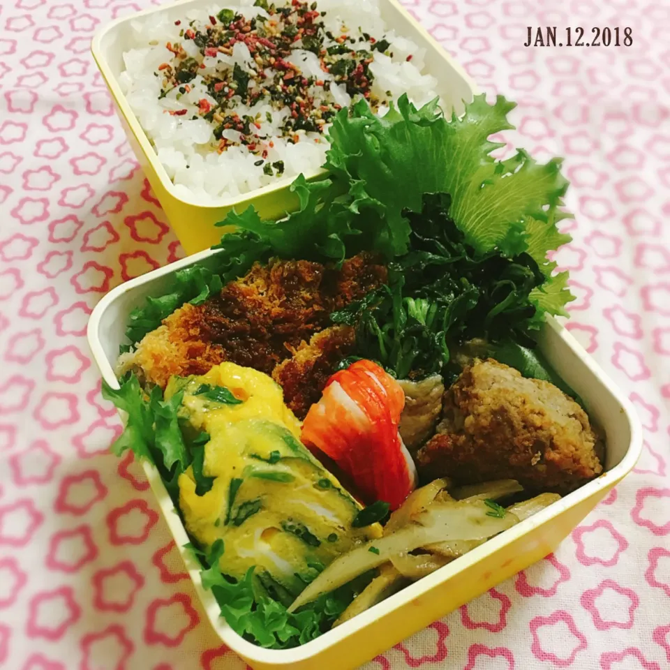 アジフライ弁当 #アジフライ  #お弁当記録  #お弁当  #弁当|momo31omomさん