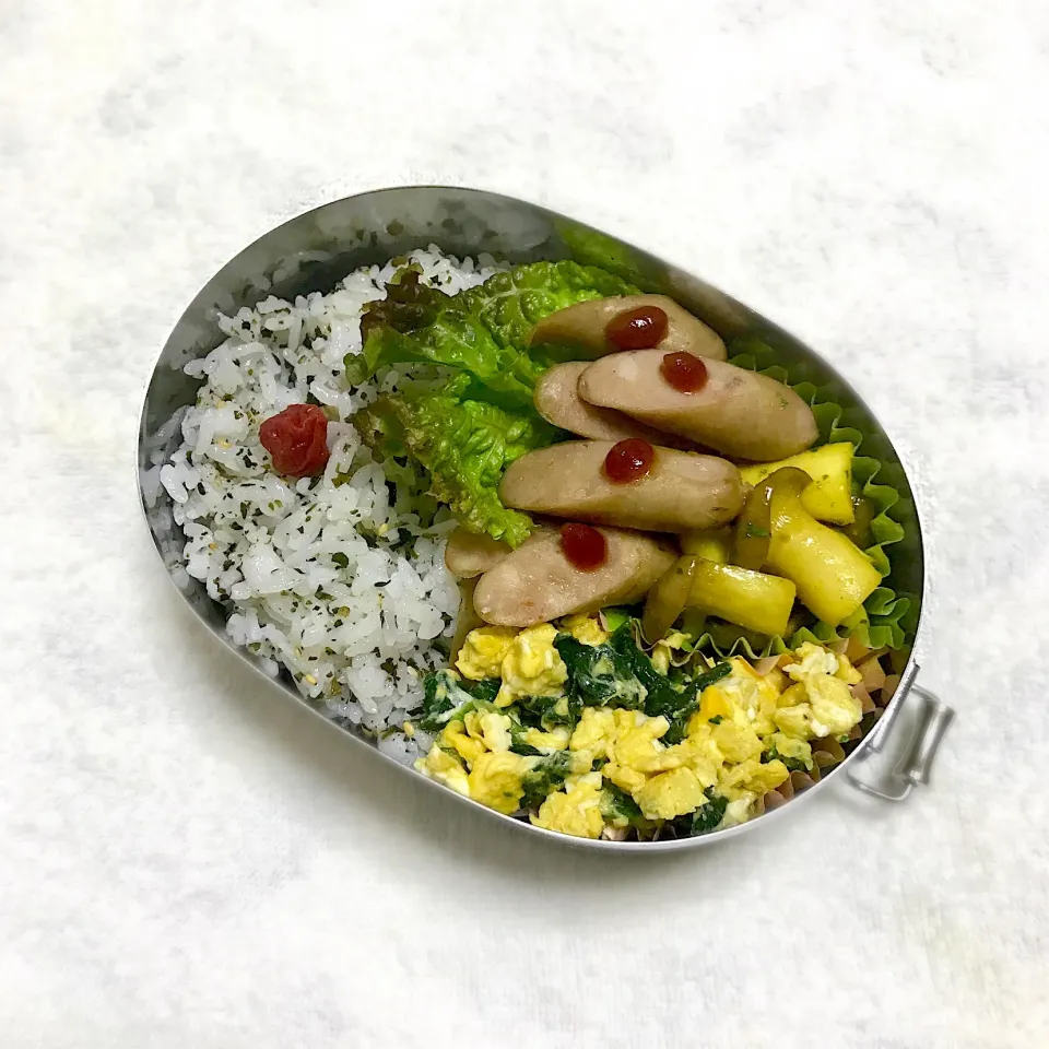 Snapdishの料理写真:#高校生弁当  #女子弁当  #高校生女子弁当  #弁当  #簡単お弁当  #時間ない  #ありあわせ  #簡単|Juneさん