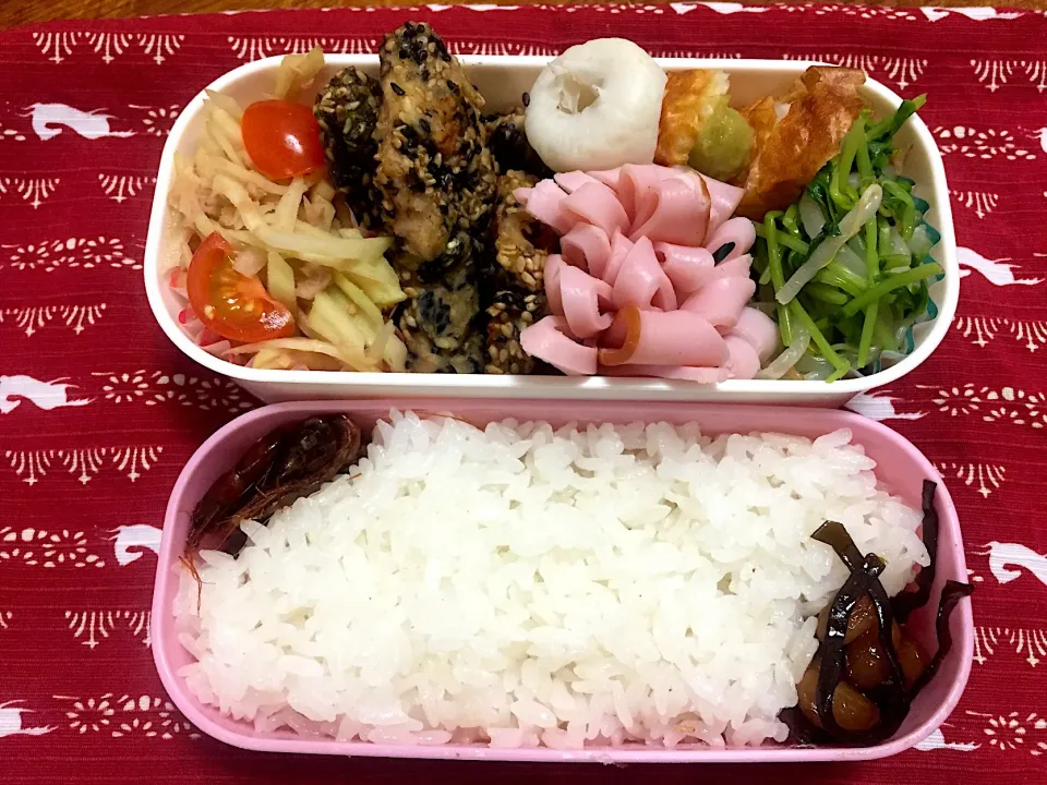 Snapdishの料理写真:1月12日自分弁当|さんだーさん