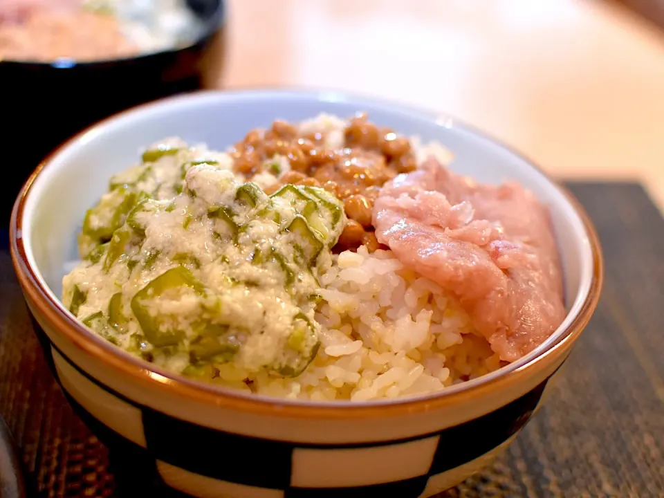 #ネバネバ丼|dra-kichiさん