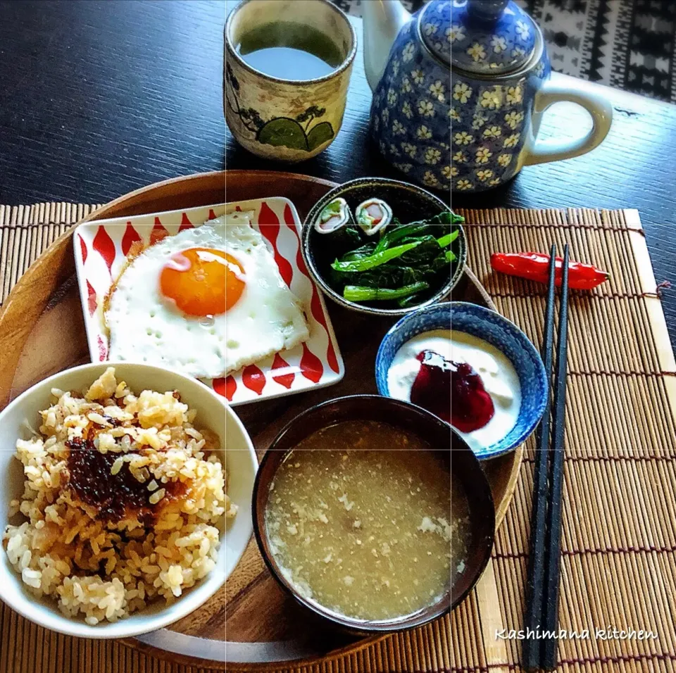 余った肉じゃがで炊き込みご飯|Kashimanakitchenさん