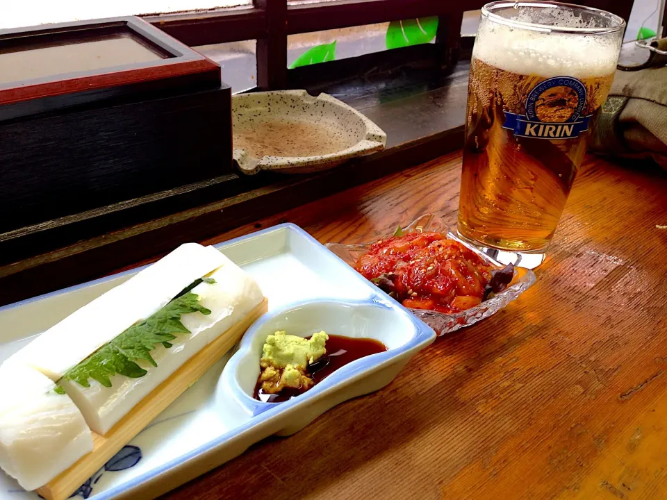 板わさ🍥 イカキムチ🦑  100円ビール🍺|DAIさん