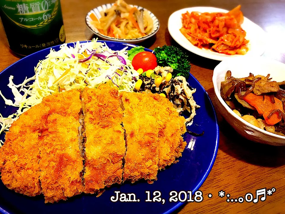 2018/01/12晩ごはん♡|いく❤️さん