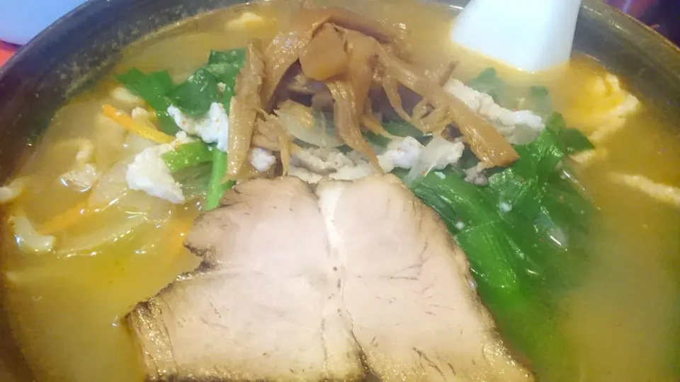 【荻窪本店は1947年創業】丸長目白店 の スタミナラーメン（味濃い目） ＠ 目白 18008|大脇さん