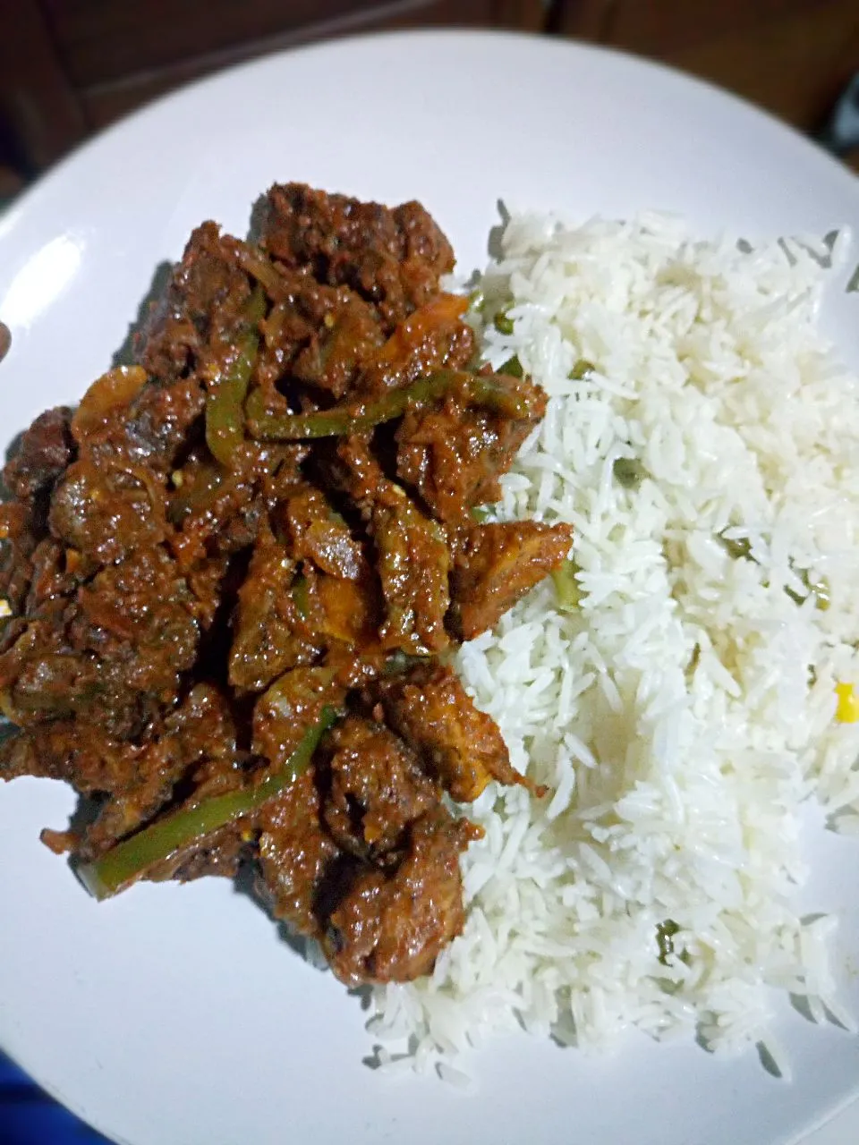 rice with liver sauce|Jacqueline Godwin Mtuiさん