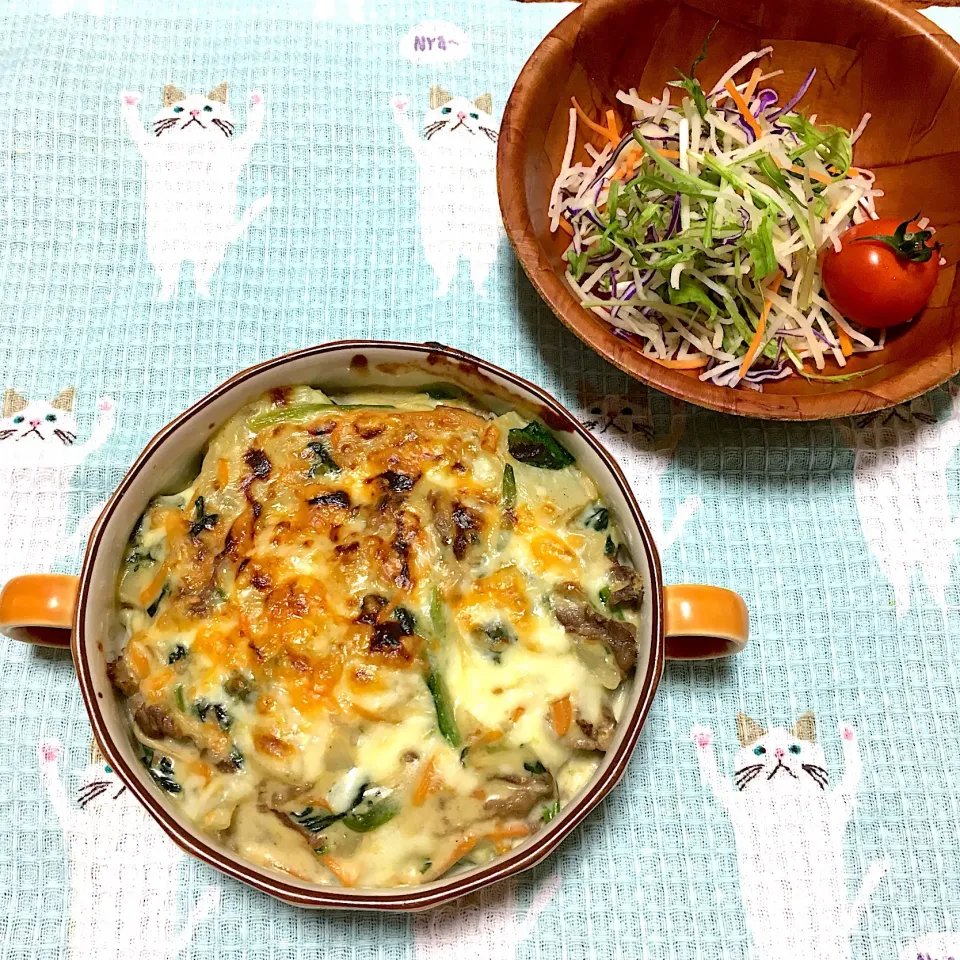 野菜と牛肉のドリア🍳|めいこさん