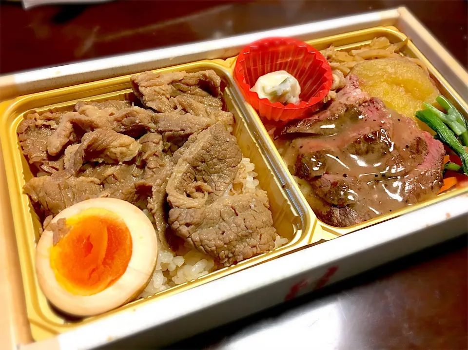 神戸駅 酒乃蔵 牛肉弁当|きっしーさん