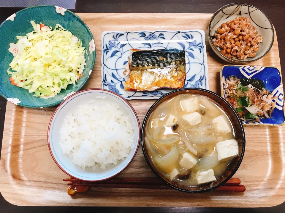 さばの塩焼き定食|みかんさん