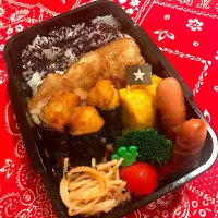 Snapdishの料理写真:試合弁当⚽️|ずぅ🎶さん