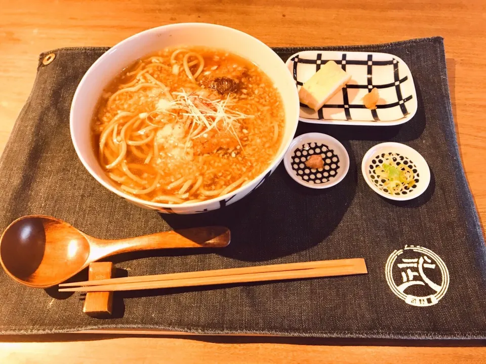 豚の角煮 鬼おろしそば|ちゃみこさん