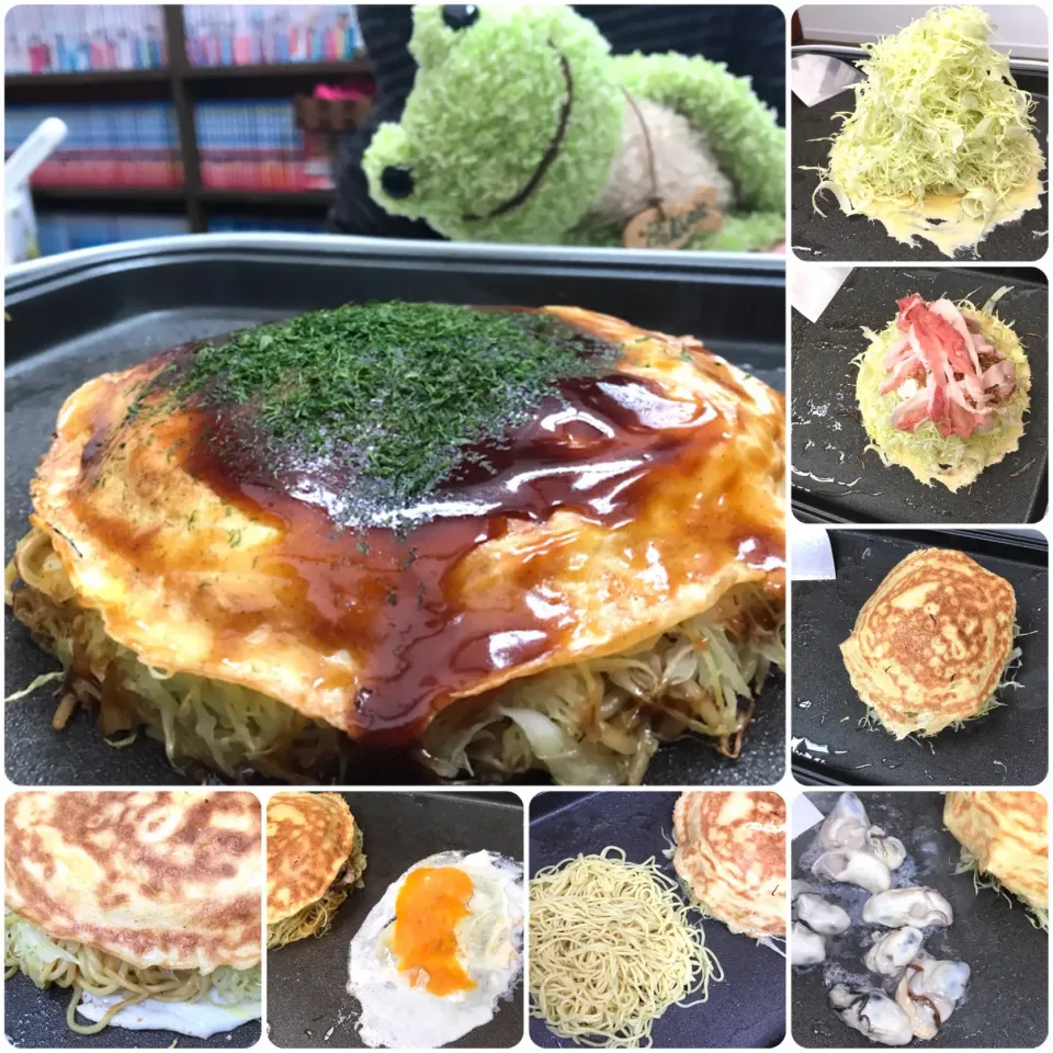 【🐸印の広島焼】かっぴーさんの料理 家でも作れる 広島お好み焼き|koji toyodaさん