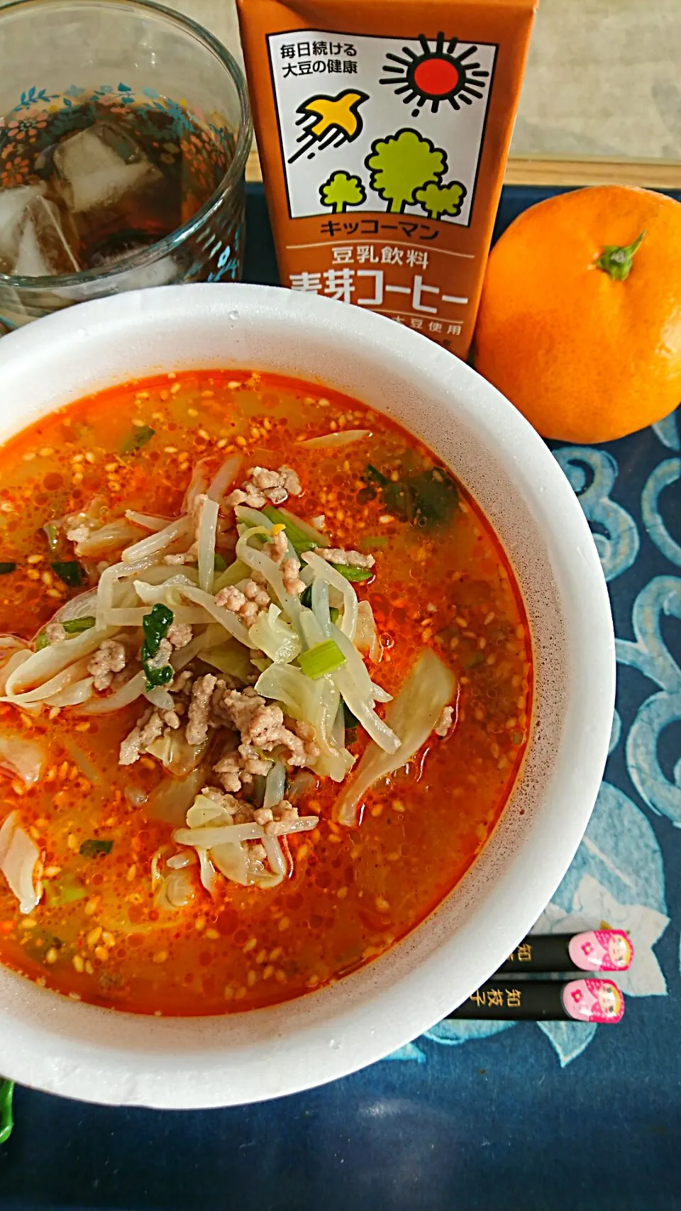 マルちゃん麺づくりの担々麺🎵|しまだ ちえこさん