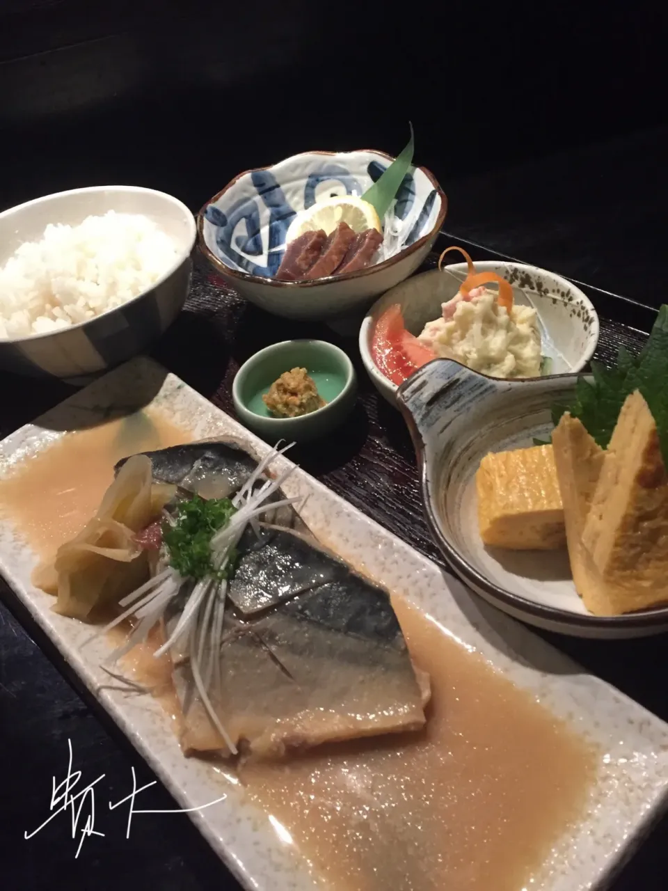 風天 サバ味噌煮定食|FU-TEN 古原貴大さん