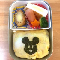 Snapdishの料理写真:年少さんお弁当☆オンライス|えまみーさん