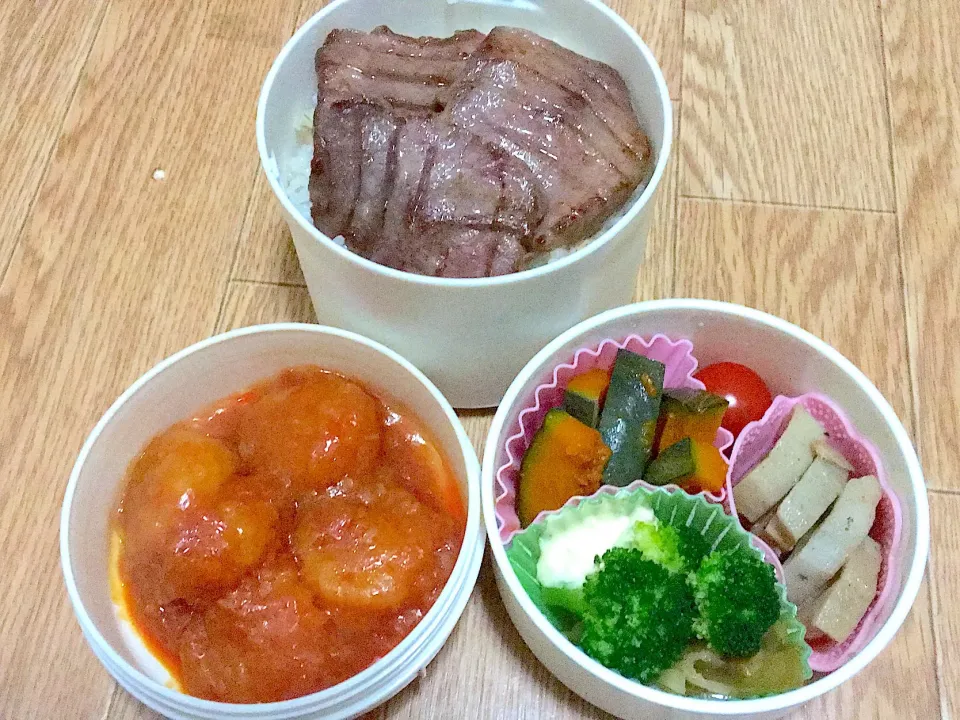 Snapdishの料理写真:旦那ちゃん弁当（≧∇≦）|ちゃびきゅさん