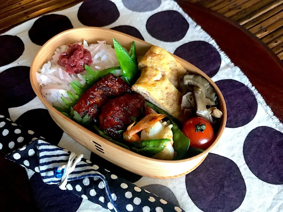 鶏肉ハンバーグ弁当|よっすぃさん