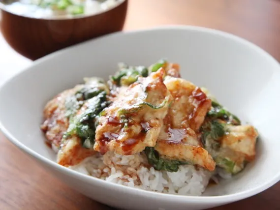 とり天丼|マユマユさん