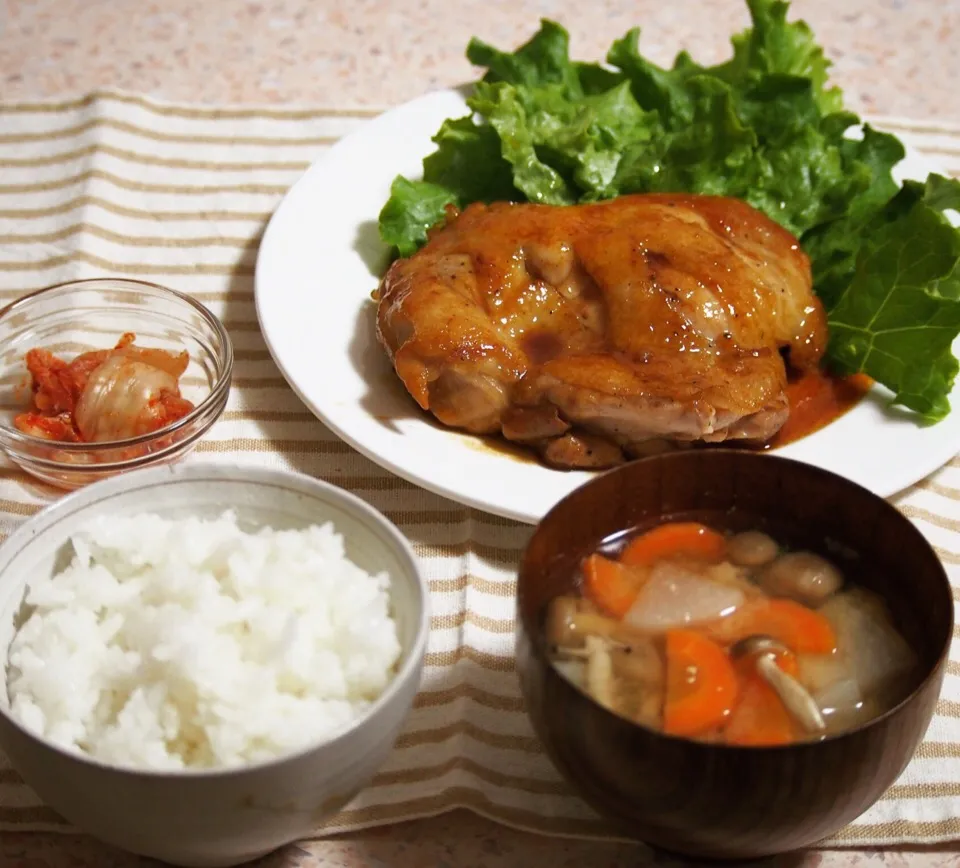 鶏モモ照り焼き|はやしさん