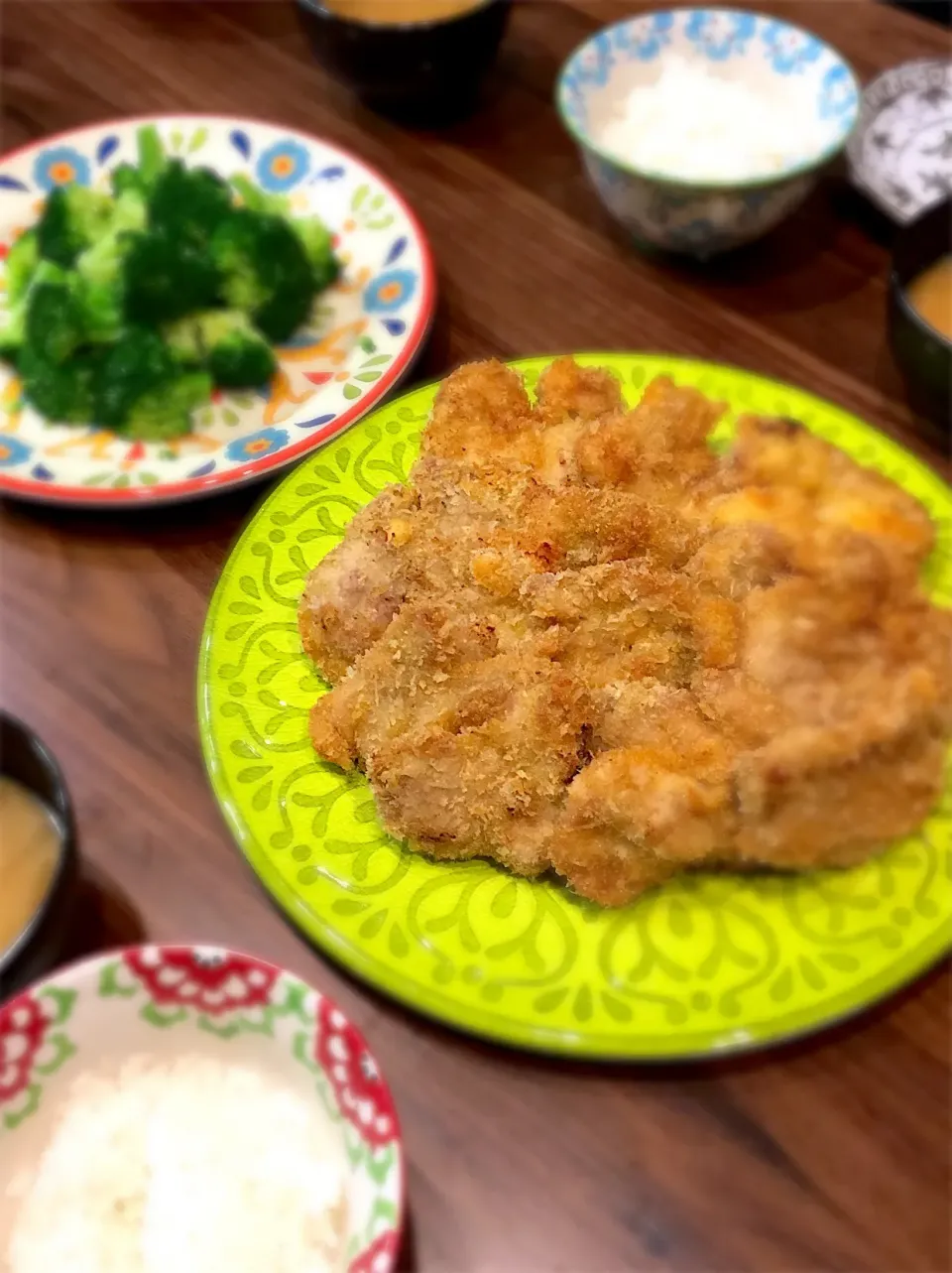 夜ごはんはヒレカツ🍚|みんさん