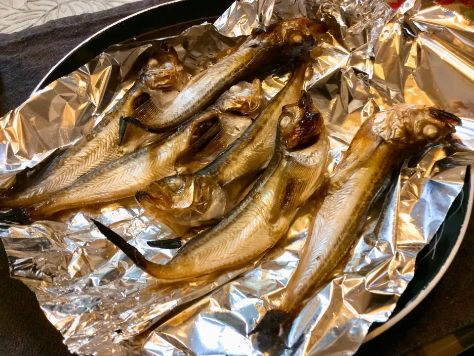 ハタハタの干物🐟😋|アライさんさん