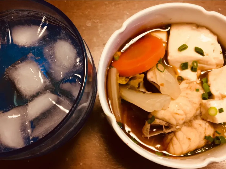 Snapdishの料理写真:なしふぐちり＆水餃子鍋🍲|Junko Tominagaさん