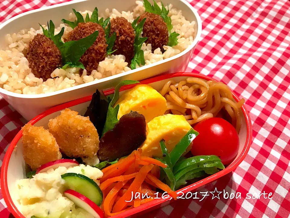 夫弁当☆ソースカツ|kaoriさん