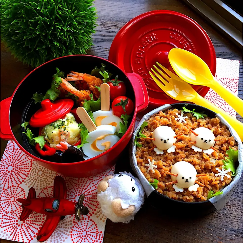 そぼろご飯！空っぽにな〜れ♡|マトンさんの飼い主さん