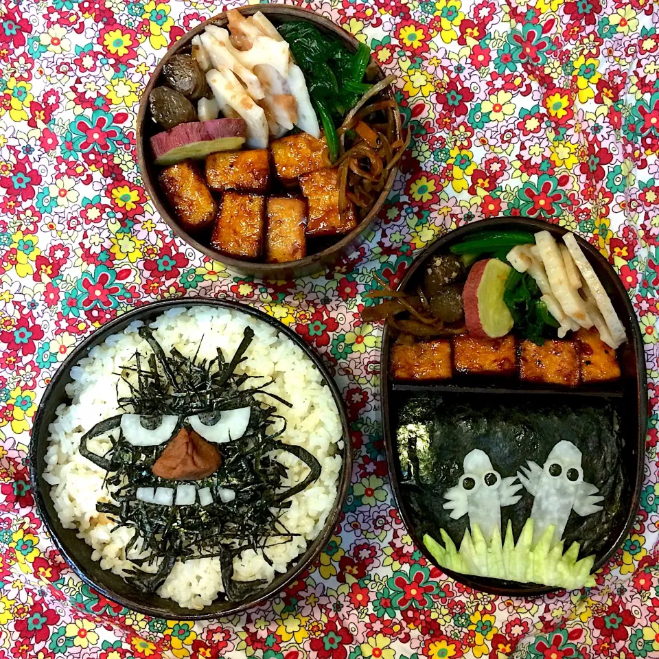 #vegan弁当 #ムーミン スティンキー&ニョロニョロ|makiko_aさん