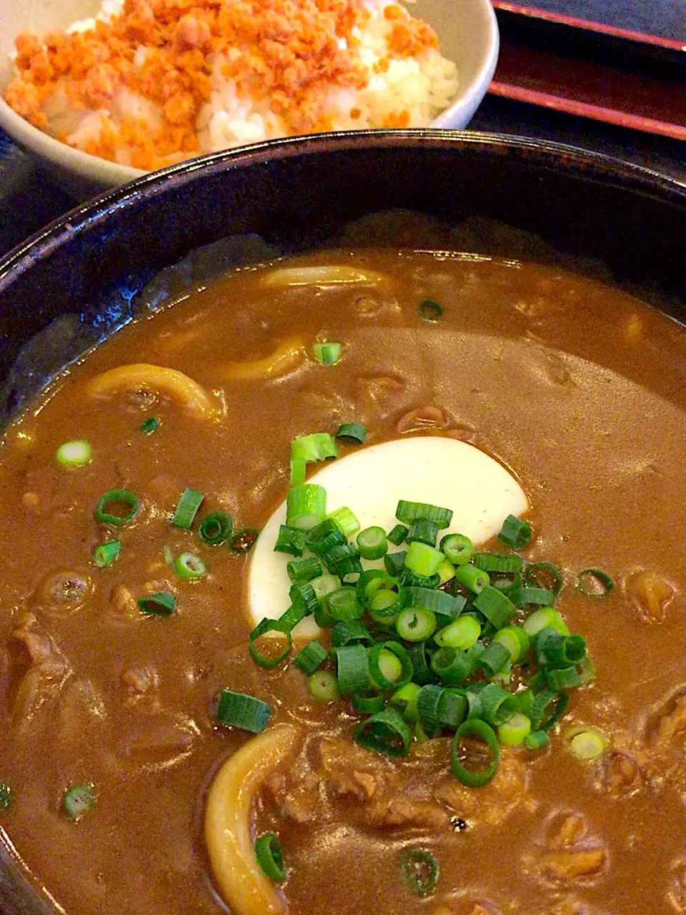 牛カレーうどん。|ツンコロさん