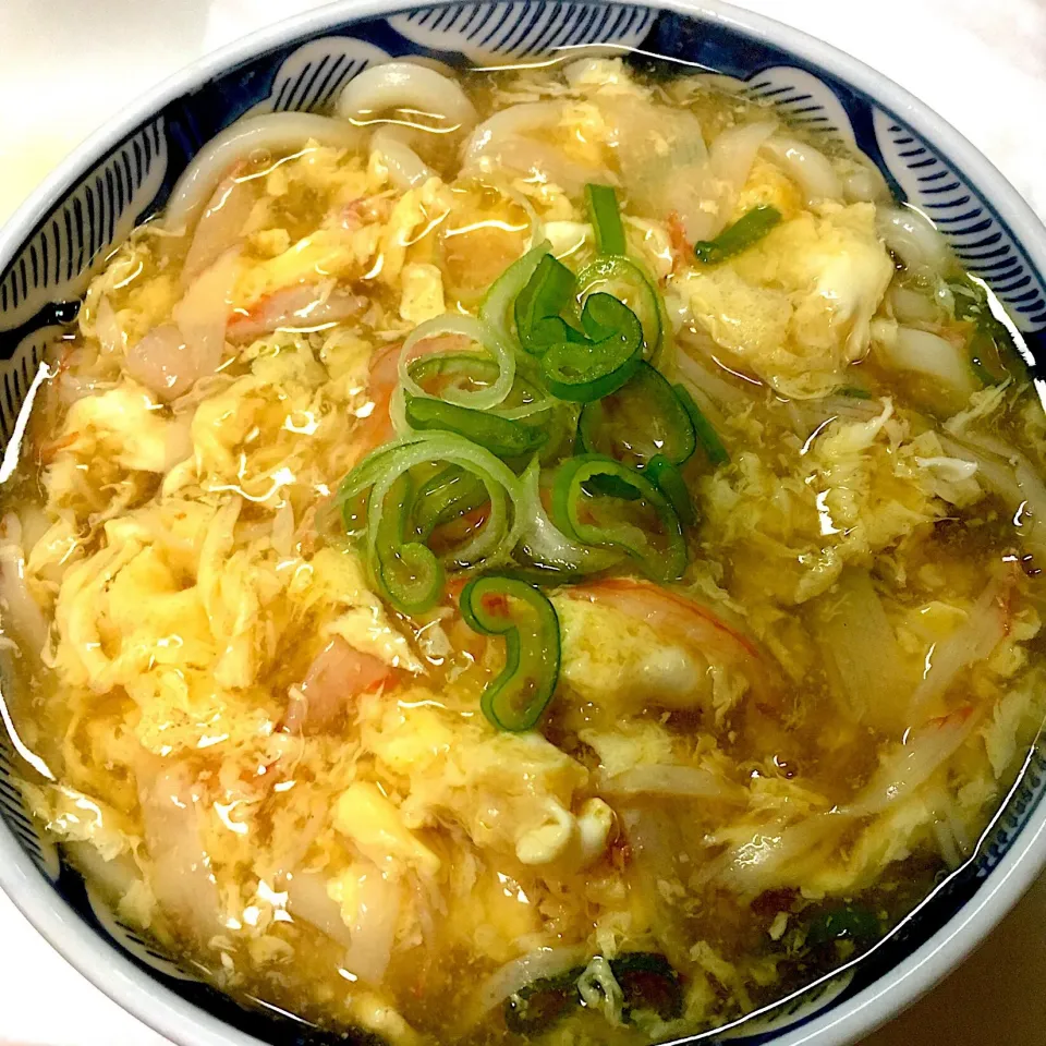 カニカマ玉あんかけうどん|みなさん