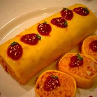 ロールケーキ風オムライス