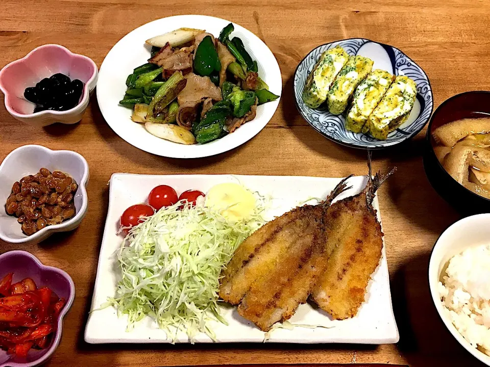 イワシのフライ定食|かおちゃんさん