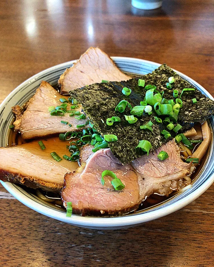 朝ラー 温の並500円 纏/焼津市 志太系ラーメン|ガク魁‼︎男飯さん