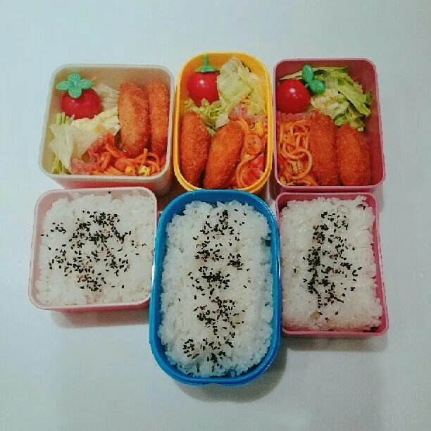 1/17(水)の3人弁当🍱|ふみぃさん