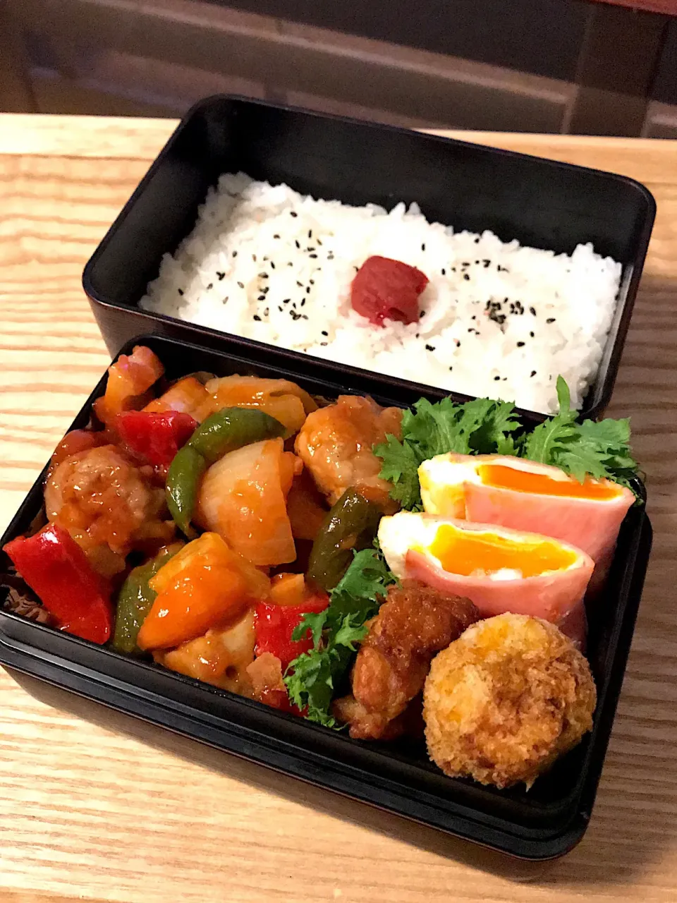 酢豚弁当|二キィさん