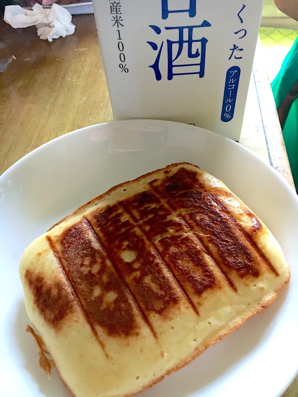 Snapdishの料理写真:またまた甘酒パンケーキ🥞😁✌️ファファ‼️|Ayakoさん