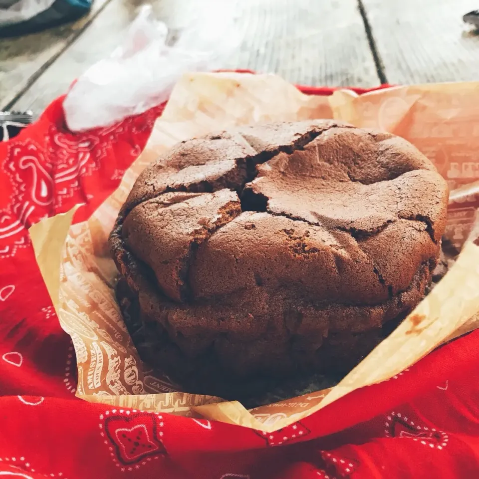 くららさんの料理 ブランデーココアケーキ❤をラム酒で。|tomoさん