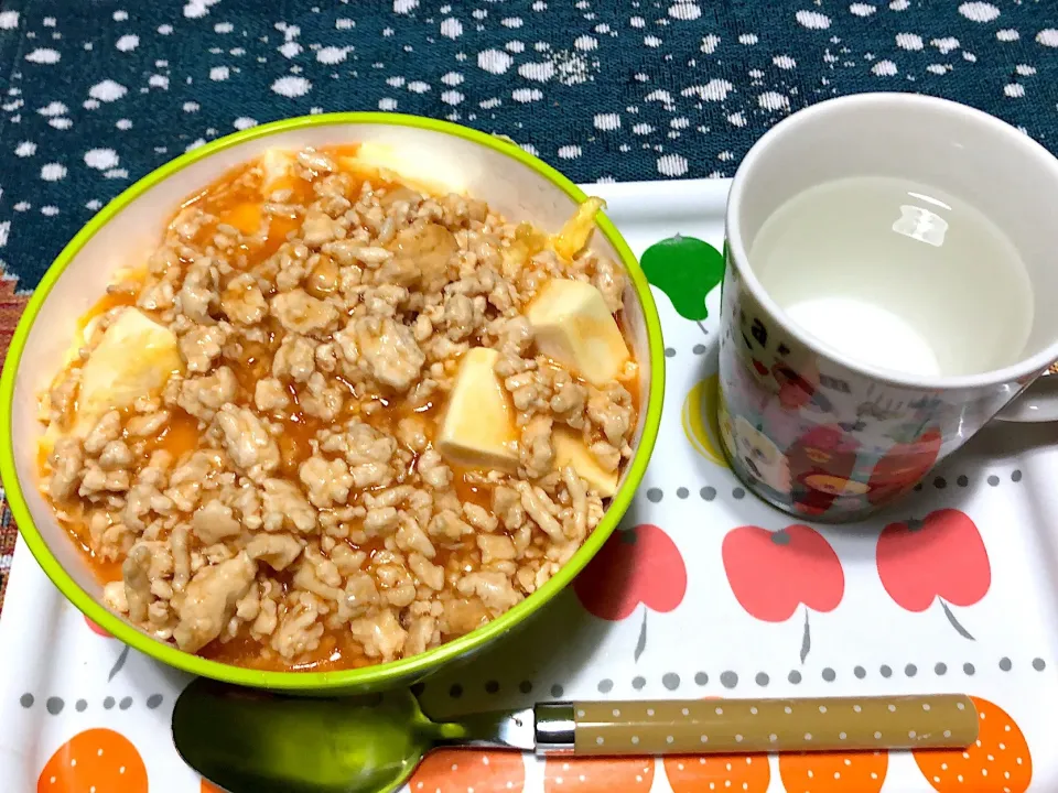 豆腐オムレツ丼|がっきーさん